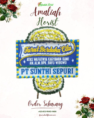 Papan Bunga Duka di Sidikalang