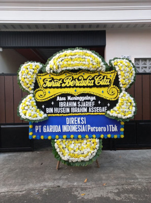 Papan Bunga Duka di Sidikalang