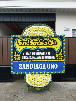 Papan Bunga Duka di Sidikalang